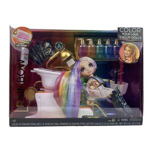 Rainbow High Salon Playset with Rainbow of DIY Washable Hair Color Foam - New!